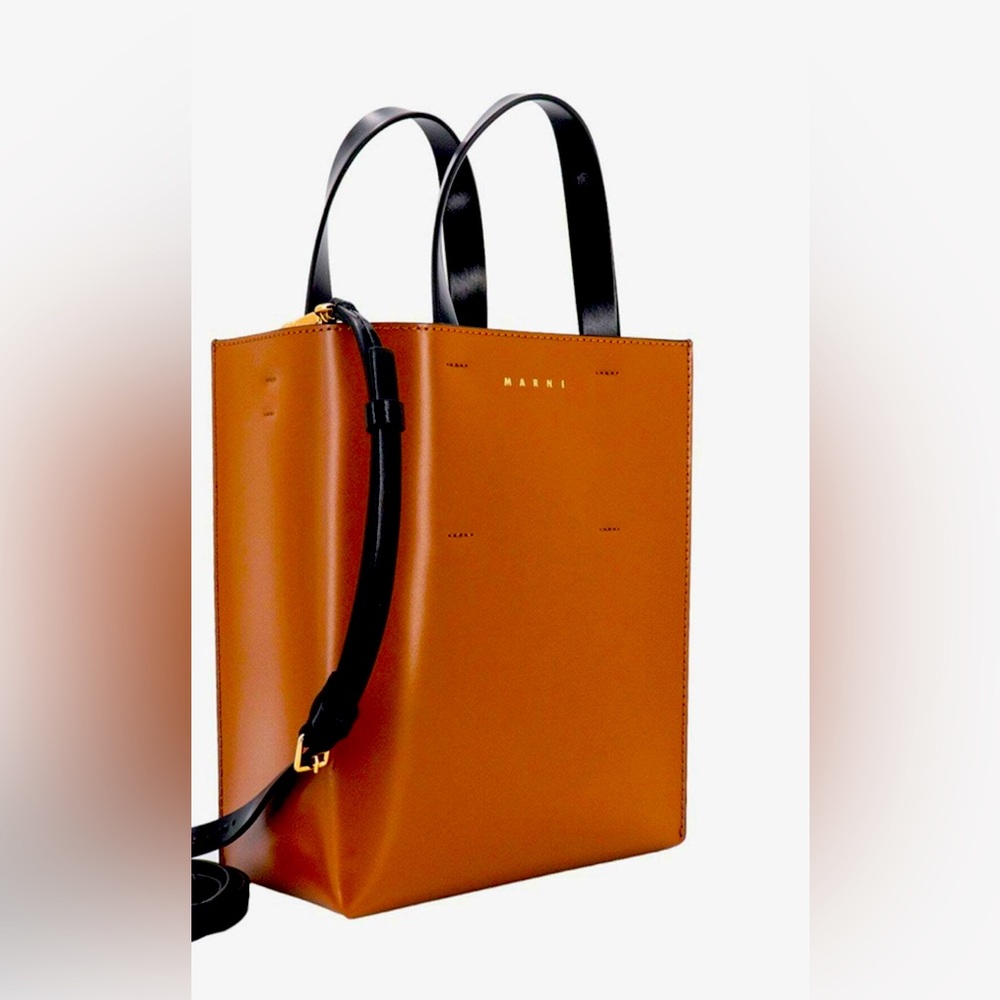 MARNI MUSEO Bicolor Tote Bag